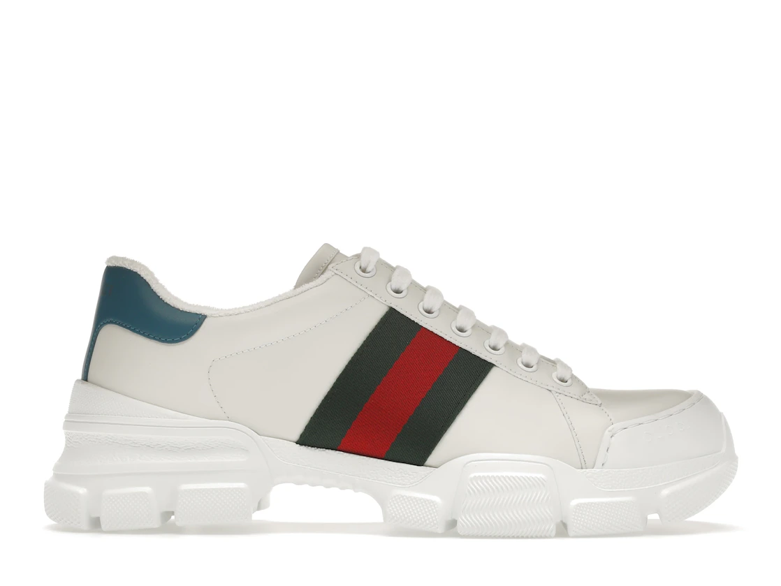 Vue 1 de Gucci Web White Classic Blue