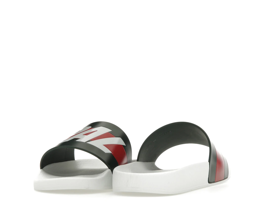 Vue 12 de Palace x Gucci Logo Web Slide Sandal White