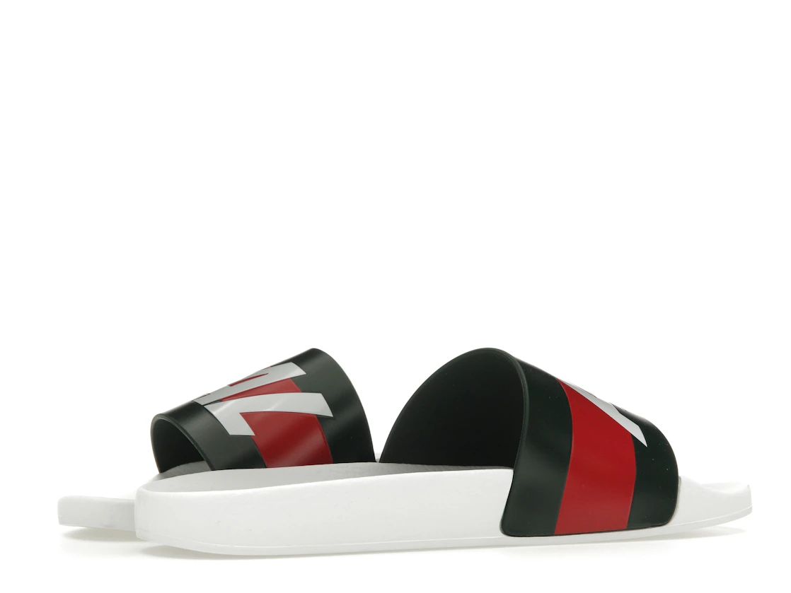 Vue 16 de Palace x Gucci Logo Web Slide Sandal White