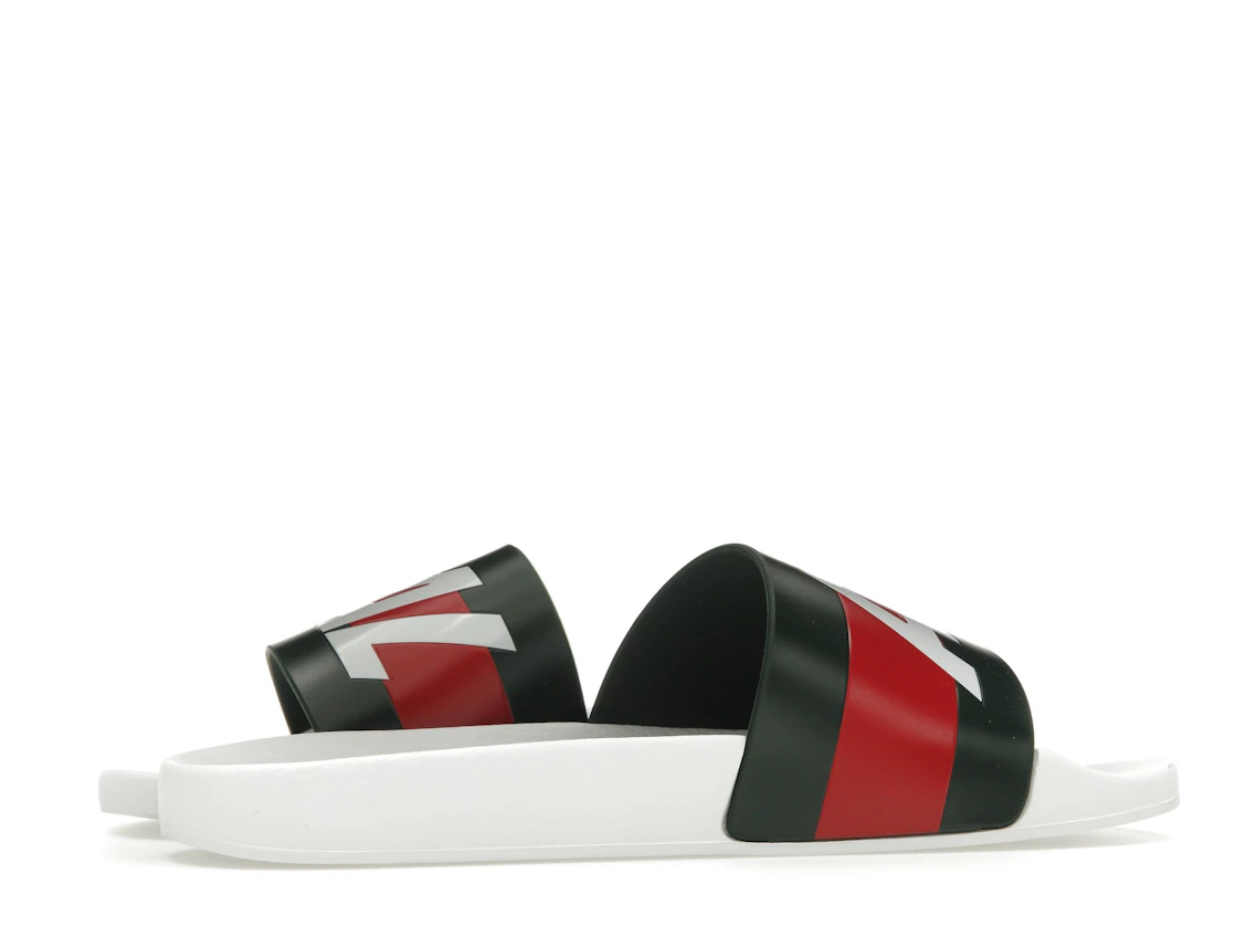Vue 17 de Palace x Gucci Logo Web Slide Sandal White