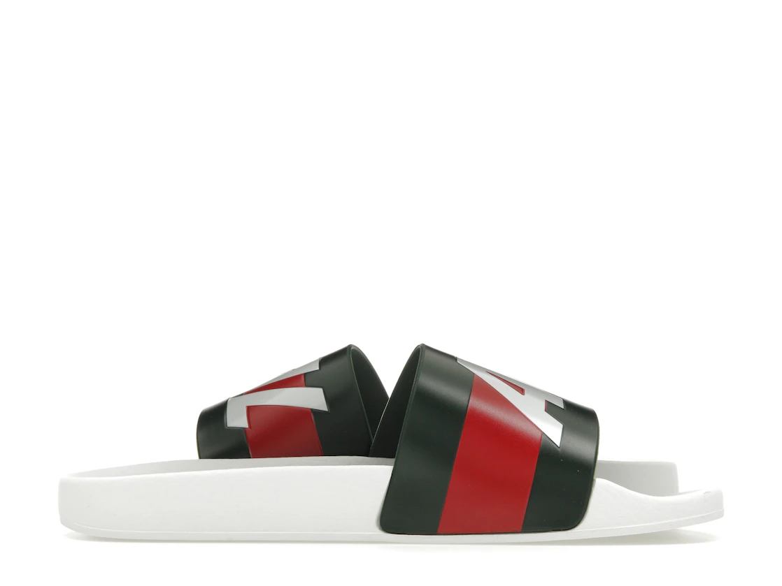 Vue 19 de Palace x Gucci Logo Web Slide Sandal White