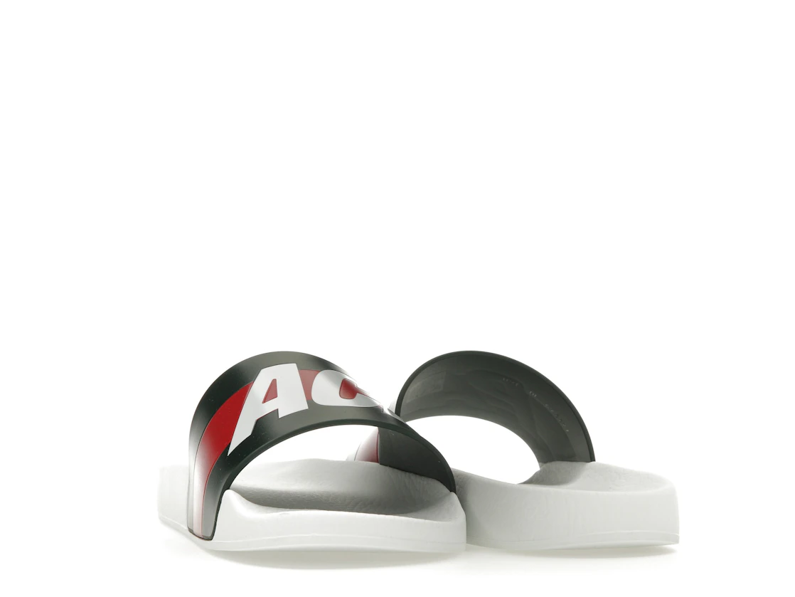Vue 26 de Palace x Gucci Logo Web Slide Sandal White