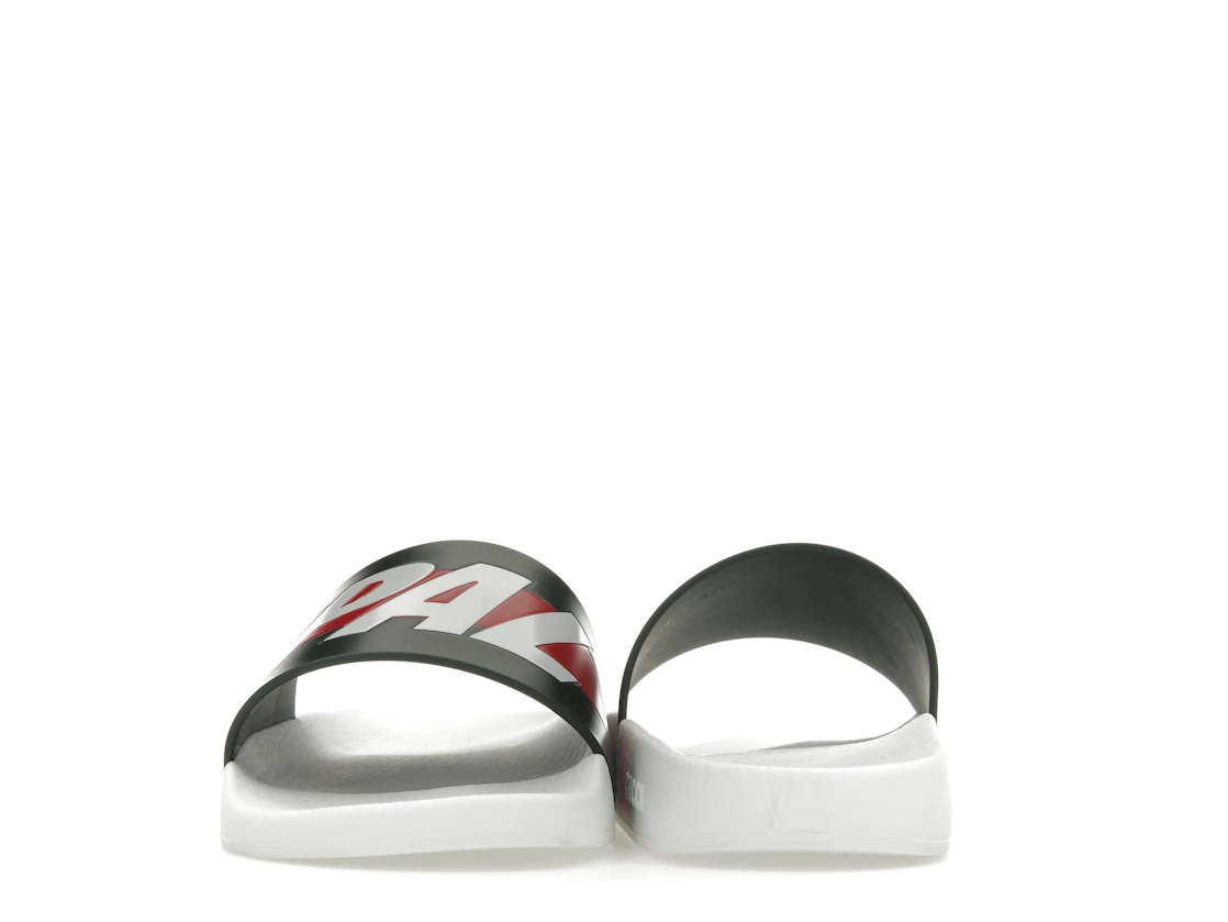 Vue 10 de Palace x Gucci Logo Web Slide Sandal White