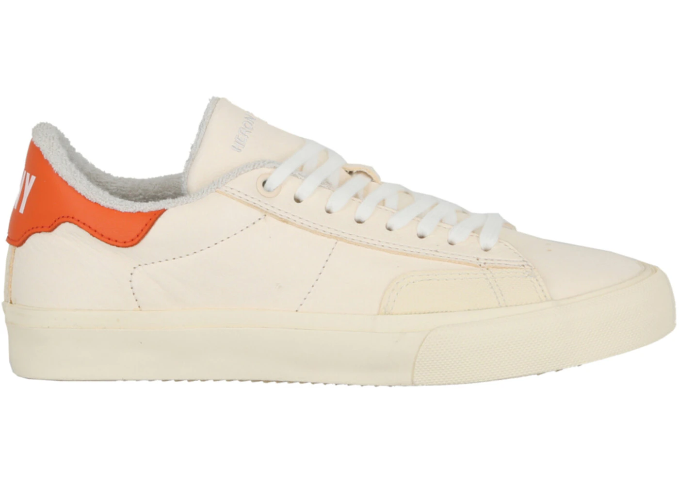 Heron Preston Vulcanized Low-Top Sneaker White Orange