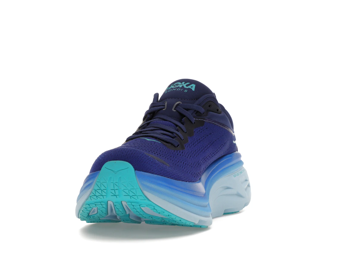 Vue 12 de Hoka One One Bondi 8 Bellwether Blue
