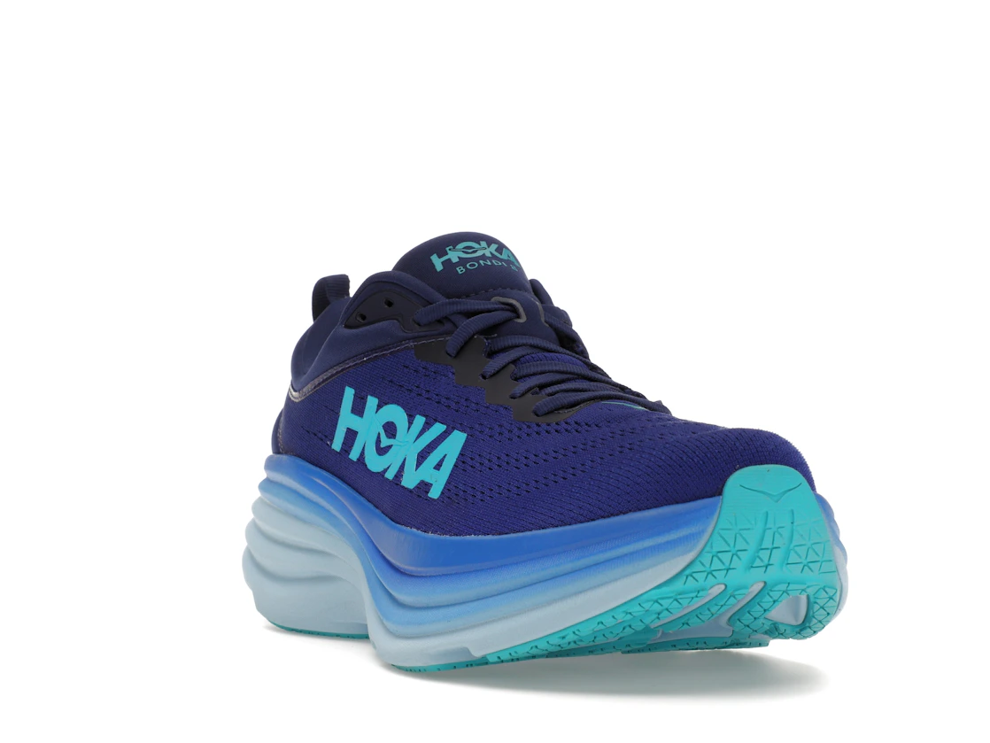 Vue 7 de Hoka One One Bondi 8 Bellwether Blue