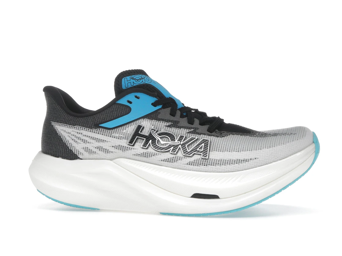 Vue 2 de Hoka One One Rocket X 3 White Black Blue