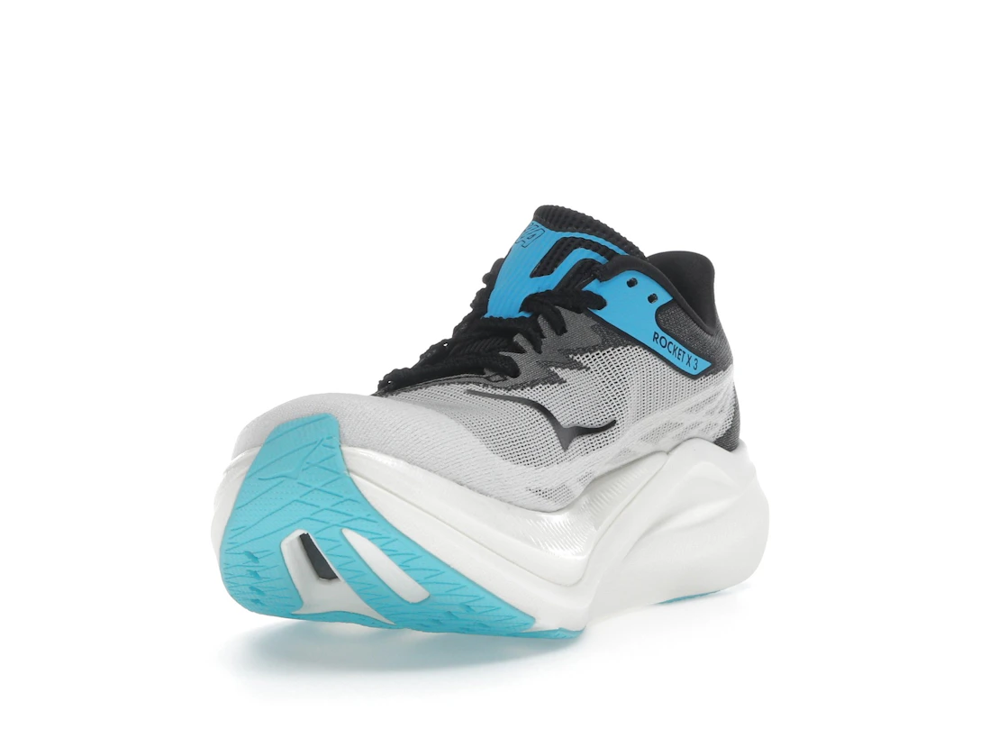 Vue 13 de Hoka One One Rocket X 3 White Black Blue