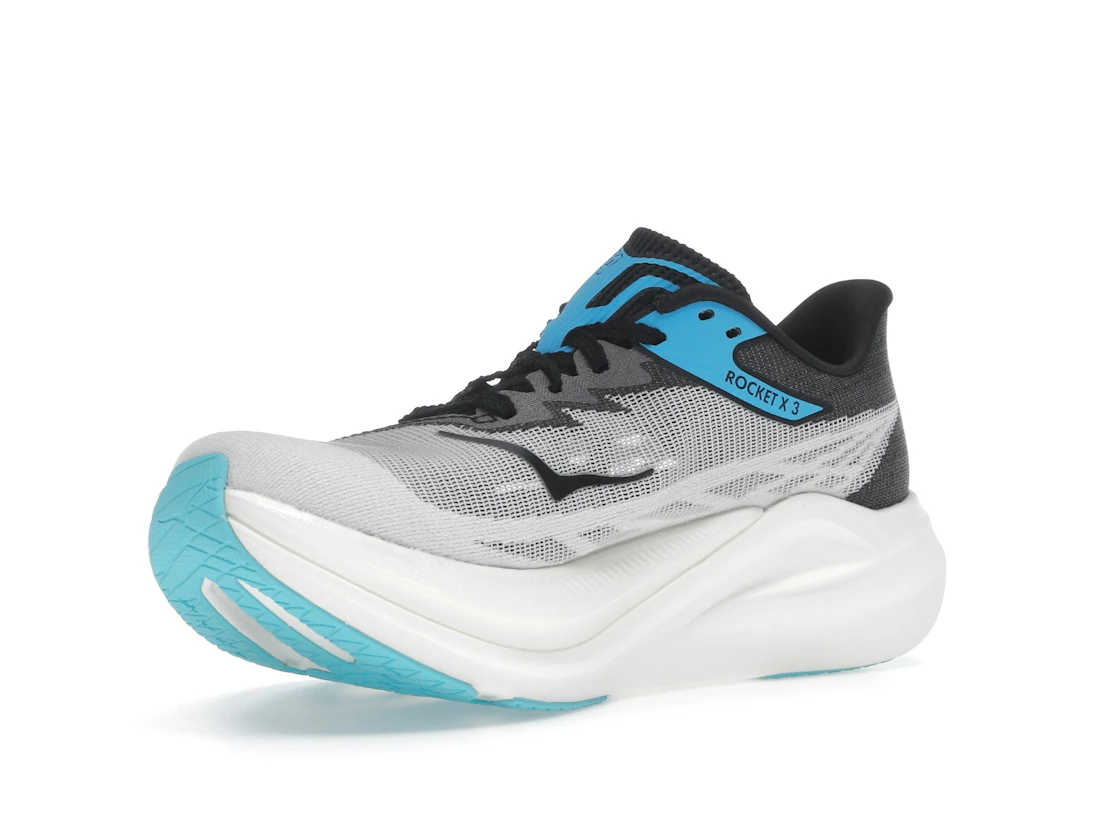 Vue 15 de Hoka One One Rocket X 3 White Black Blue
