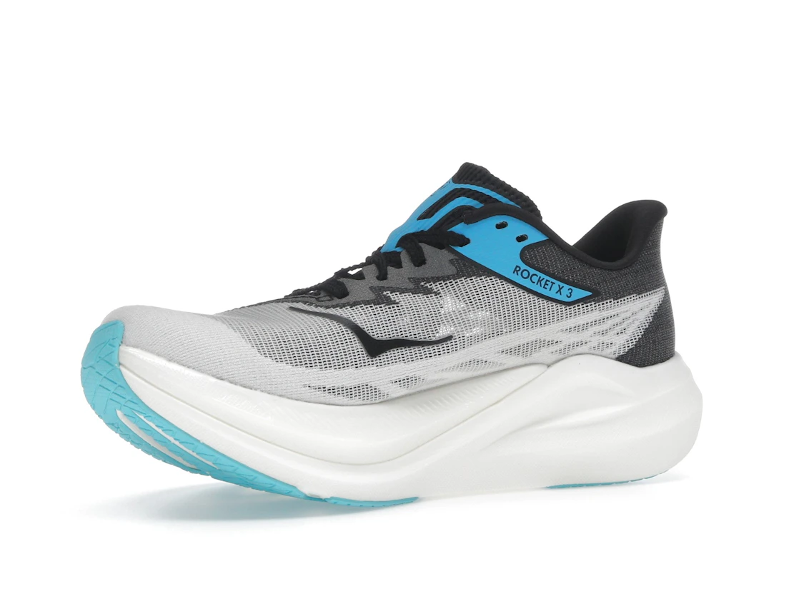 Vue 16 de Hoka One One Rocket X 3 White Black Blue