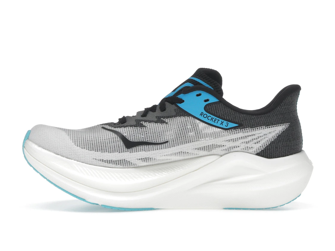 Vue 19 de Hoka One One Rocket X 3 White Black Blue