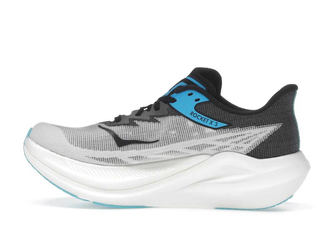 Vue 20 de Hoka One One Rocket X 3 White Black Blue