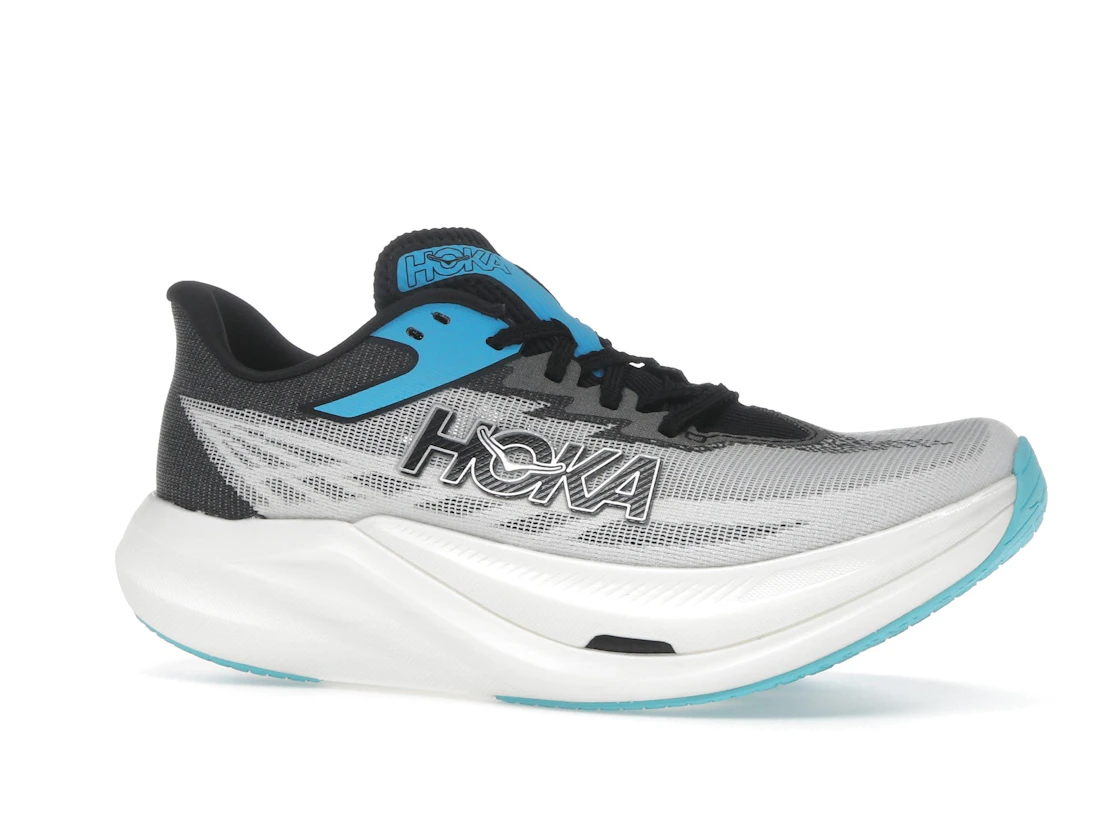 Vue 3 de Hoka One One Rocket X 3 White Black Blue