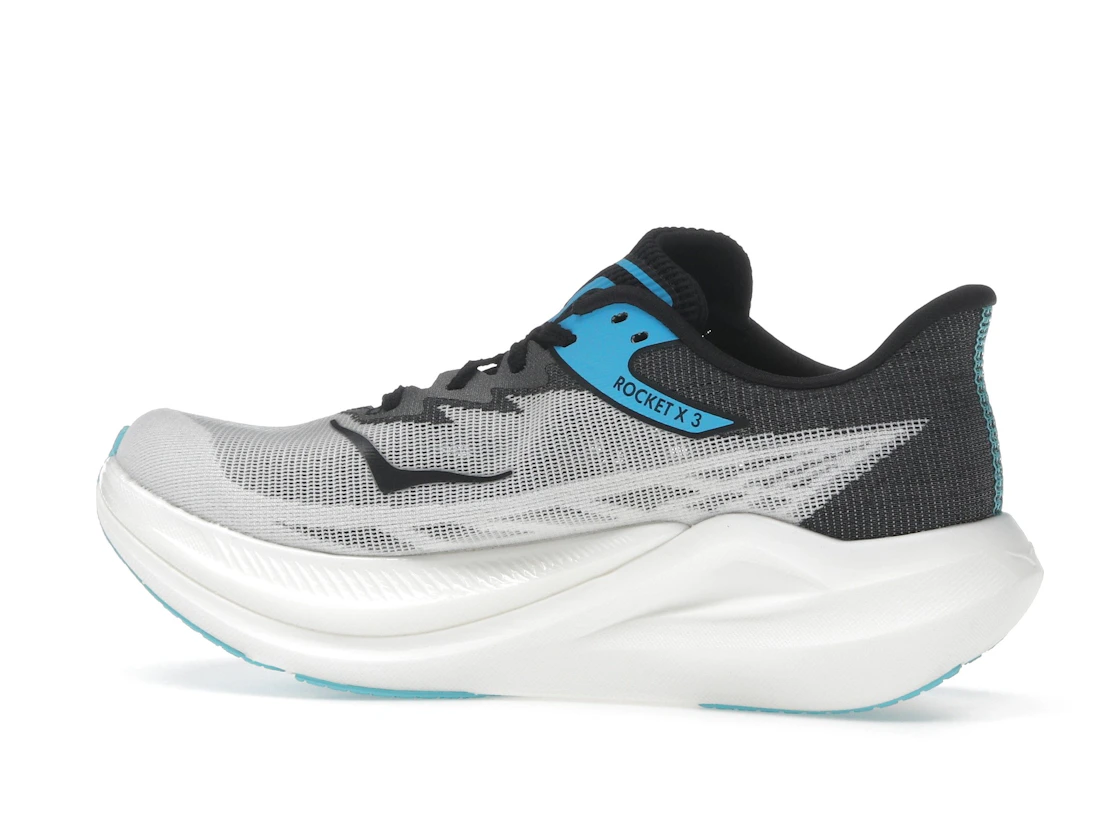 Vue 21 de Hoka One One Rocket X 3 White Black Blue