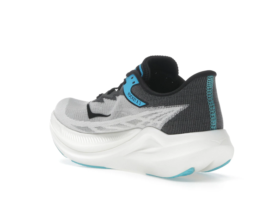 Vue 24 de Hoka One One Rocket X 3 White Black Blue