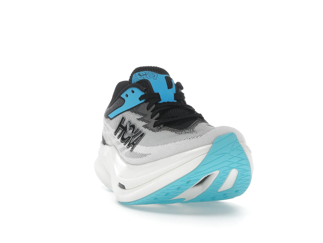 Vue 8 de Hoka One One Rocket X 3 White Black Blue