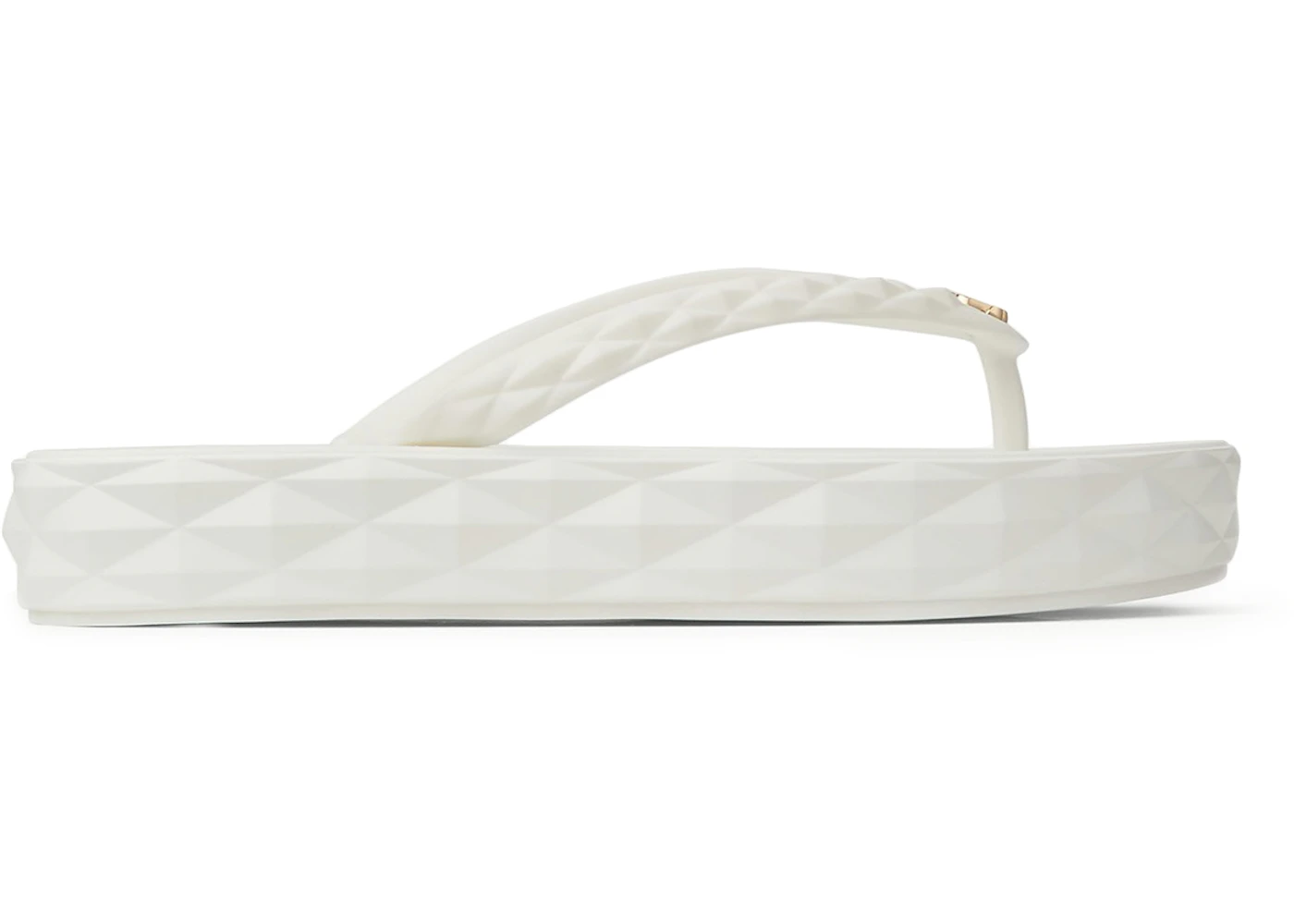 Jimmy Choo Diamond Flip Flop X White 