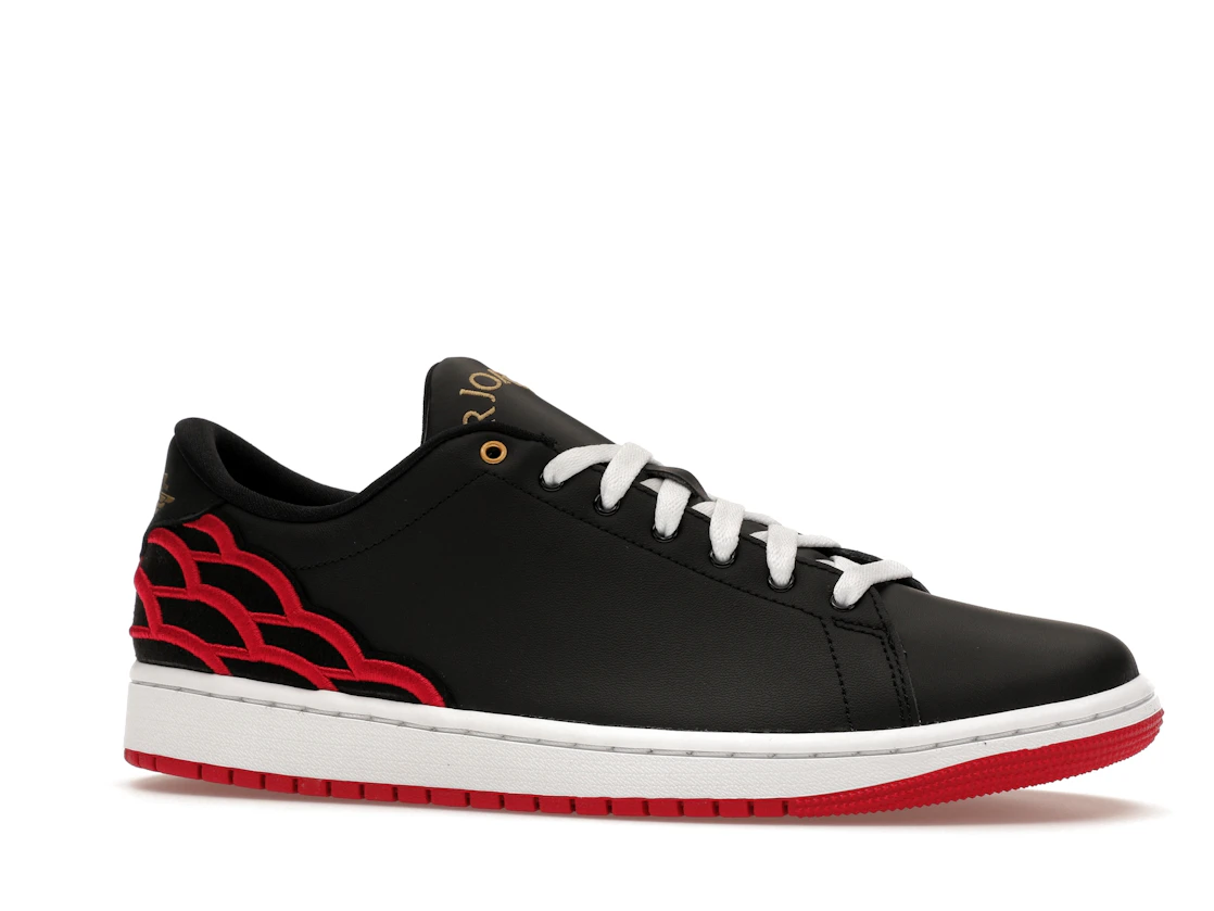 Vue 3 de Jordan 1 Centre Court Black Pink White