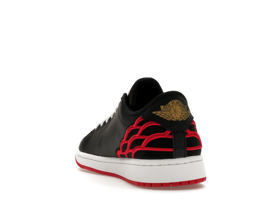 Vue 26 de Jordan 1 Centre Court Black Pink White