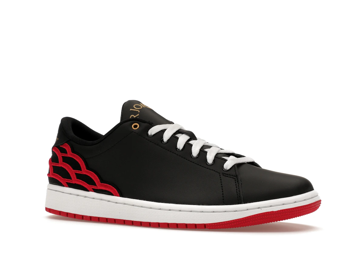Vue 4 de Jordan 1 Centre Court Black Pink White