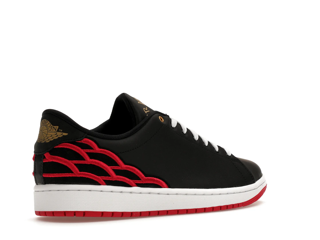 Vue 33 de Jordan 1 Centre Court Black Pink White