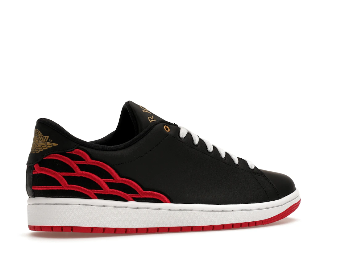 Vue 34 de Jordan 1 Centre Court Black Pink White