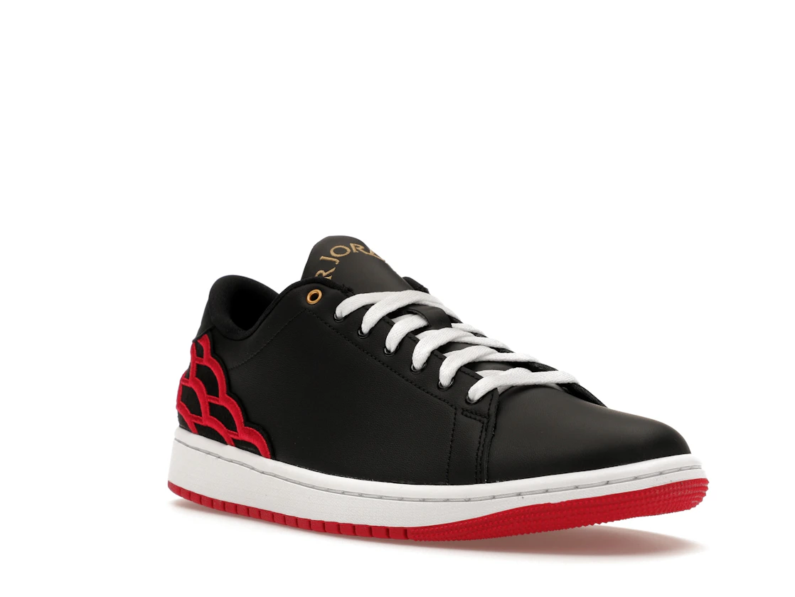 Vue 6 de Jordan 1 Centre Court Black Pink White