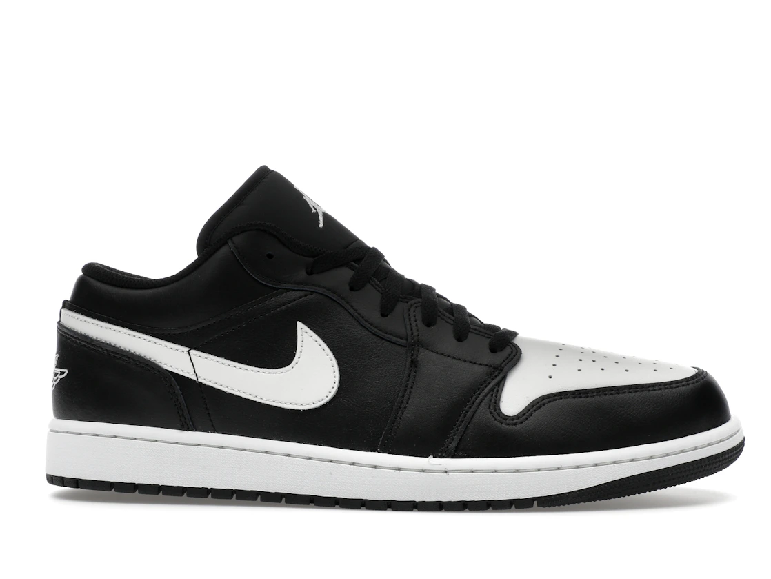 Vue 2 de Jordan 1 Low Black Summit White
