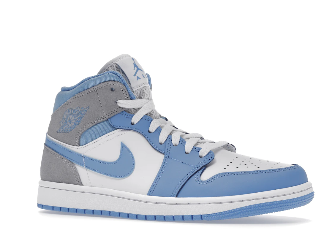 Vue 4 de Jordan 1 Mid University Blue Grey