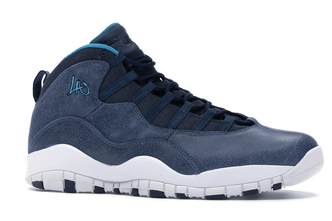 Vue 3 de Jordan 10 Retro Los Angeles