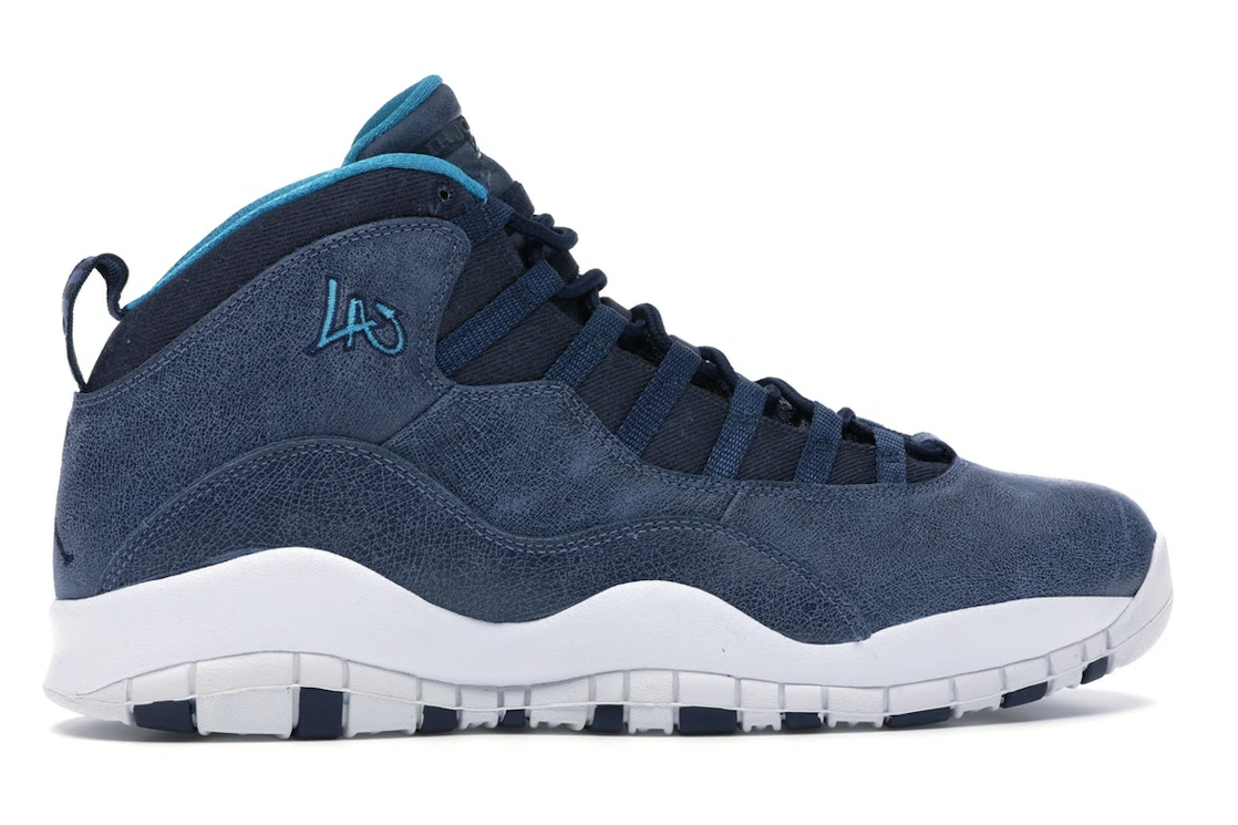 Vue 36 de Jordan 10 Retro Los Angeles