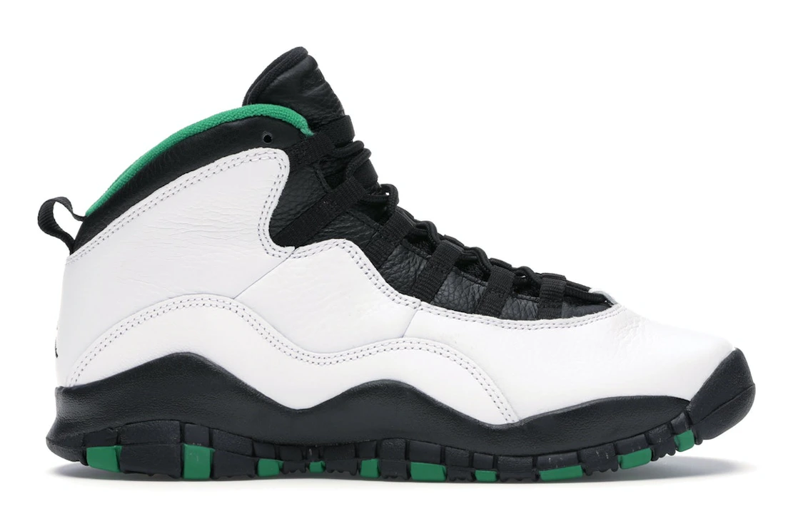 Vue 1 de Jordan 10 Retro Seattle (GS)