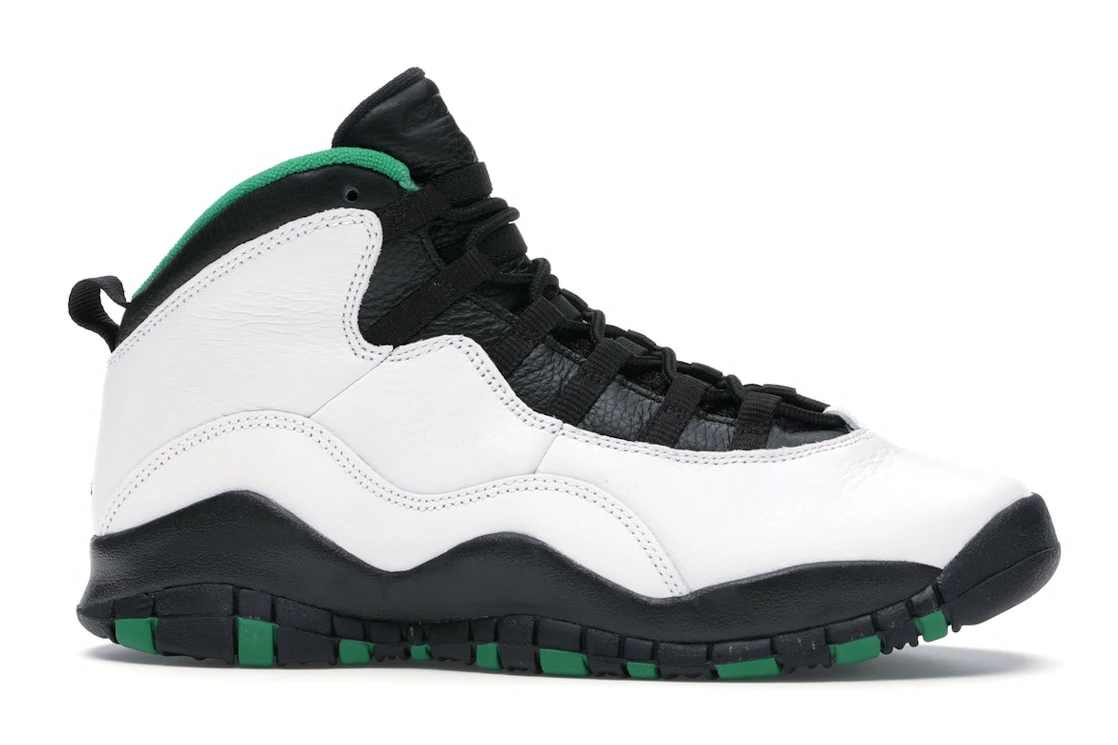 Vue 2 de Jordan 10 Retro Seattle (GS)