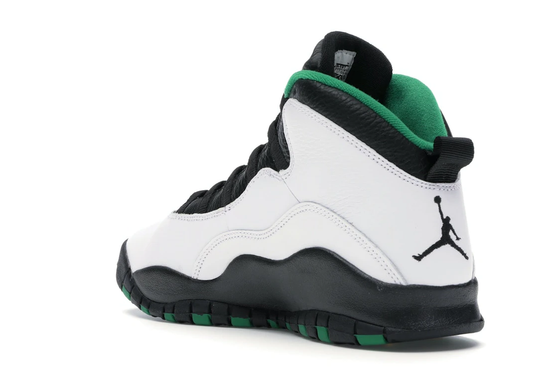 Vue 24 de Jordan 10 Retro Seattle (GS)