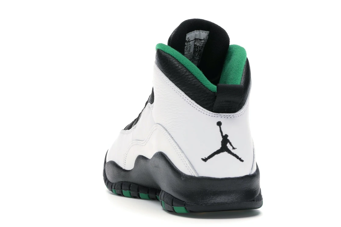 Vue 26 de Jordan 10 Retro Seattle (GS)
