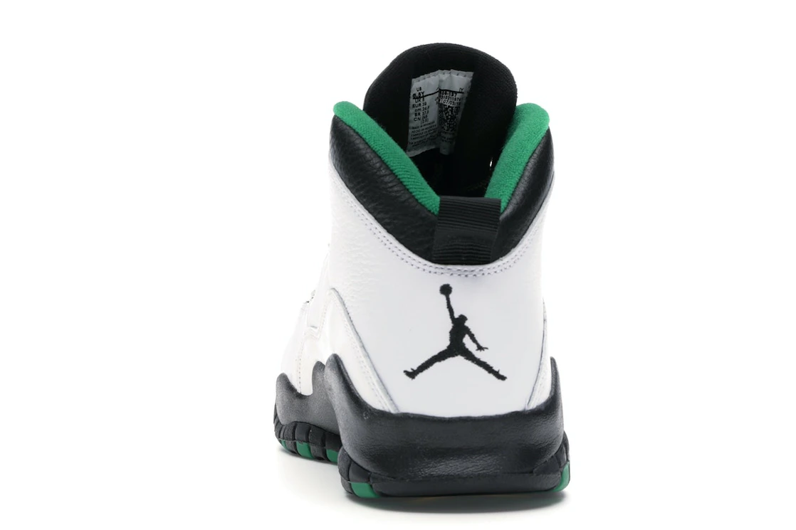 Vue 27 de Jordan 10 Retro Seattle (GS)