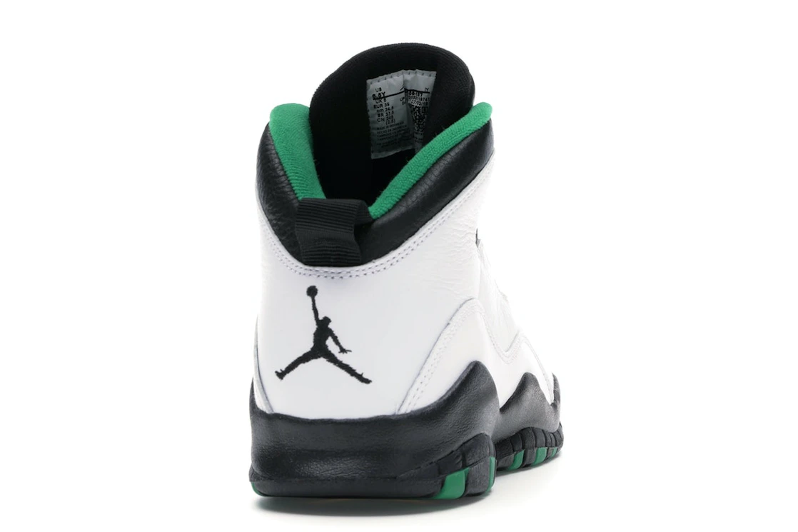 Vue 29 de Jordan 10 Retro Seattle (GS)
