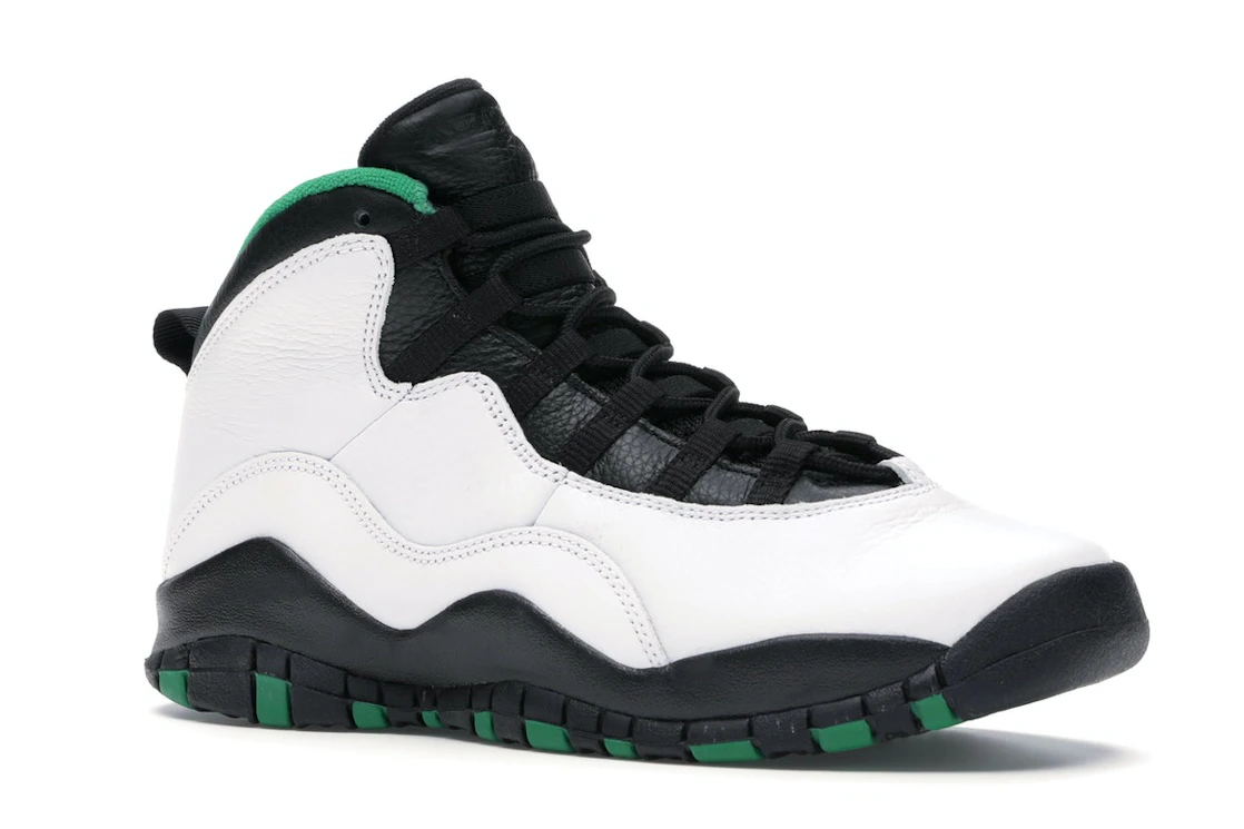 Vue 4 de Jordan 10 Retro Seattle (GS)