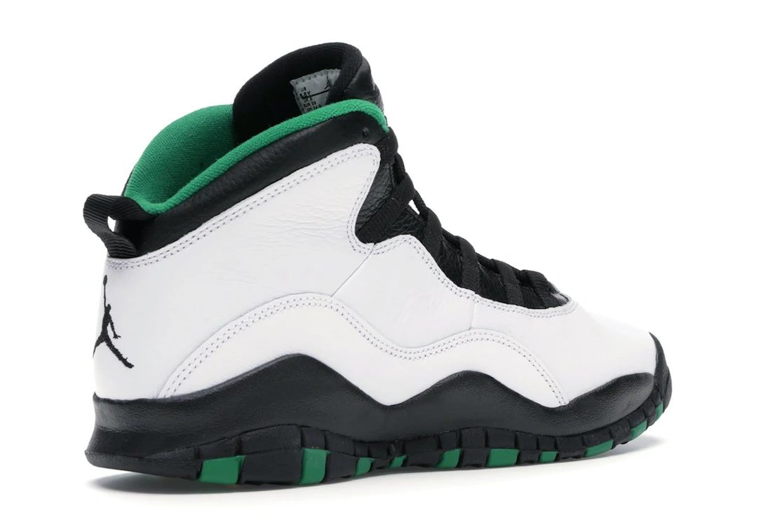 Vue 33 de Jordan 10 Retro Seattle (GS)