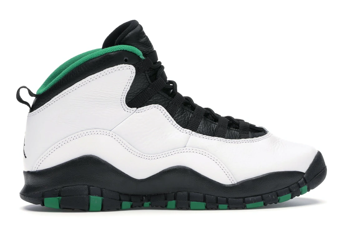 Vue 36 de Jordan 10 Retro Seattle (GS)