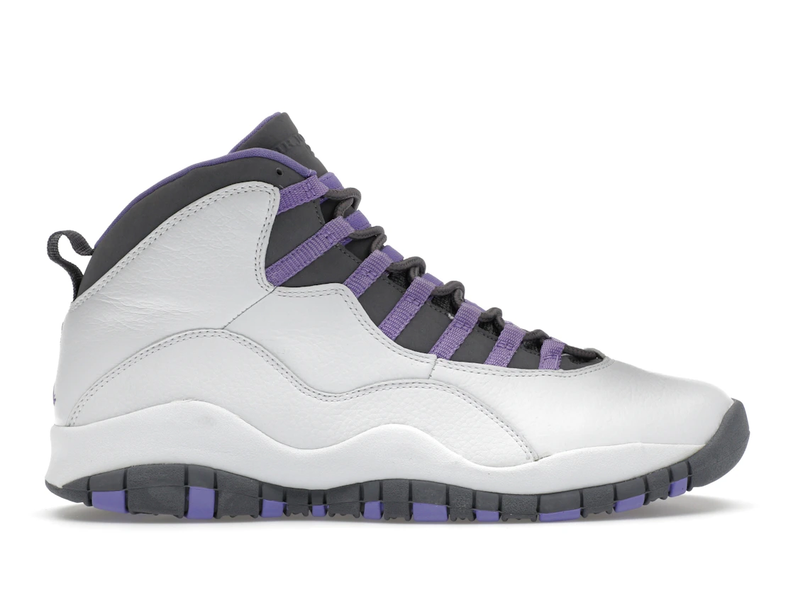 Vue 1 de Jordan 10 Retro White Medium Violet 