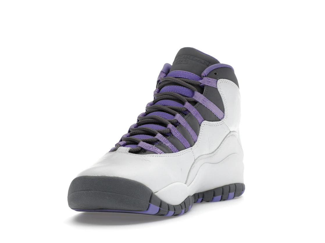 Vue 13 de Jordan 10 Retro White Medium Violet 