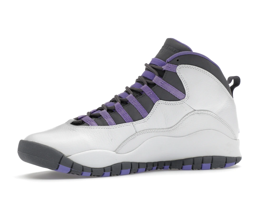 Vue 17 de Jordan 10 Retro White Medium Violet 