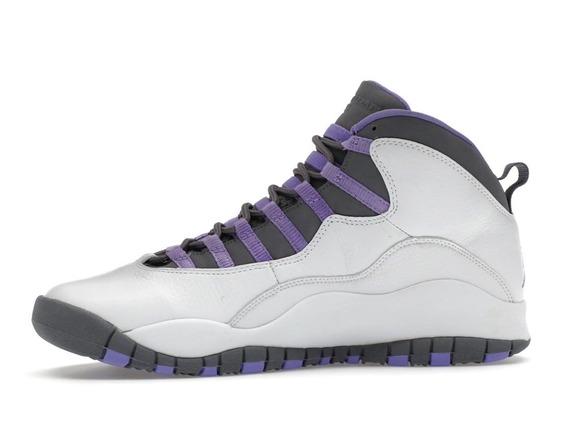 Vue 18 de Jordan 10 Retro White Medium Violet 