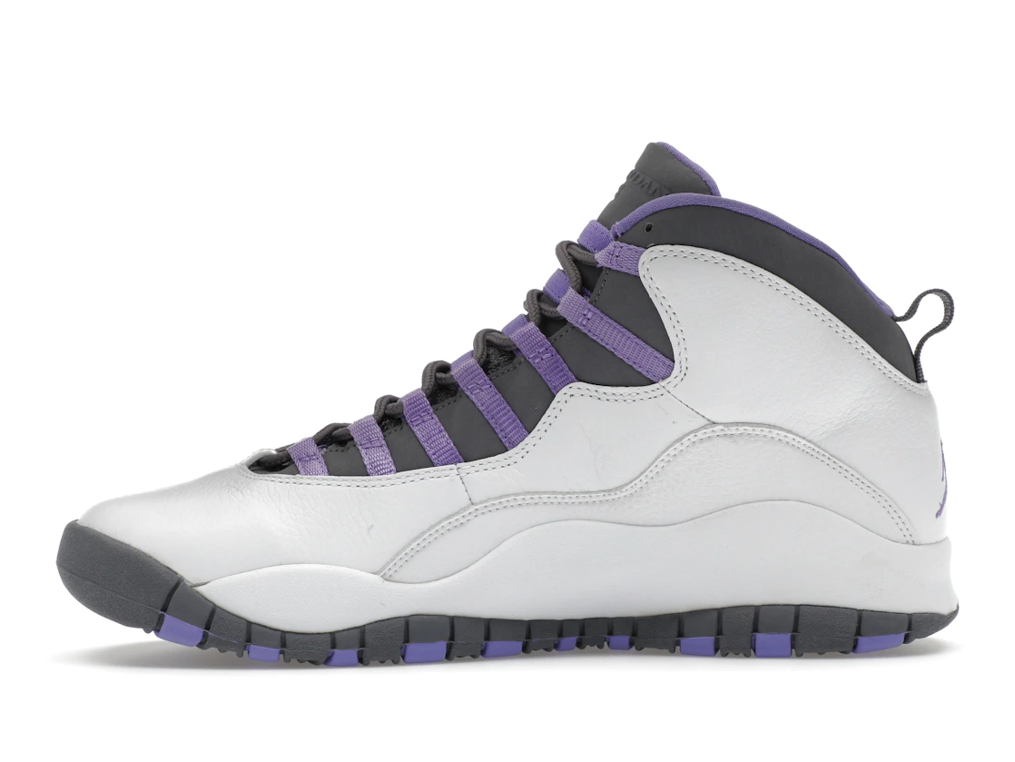 Vue 19 de Jordan 10 Retro White Medium Violet 