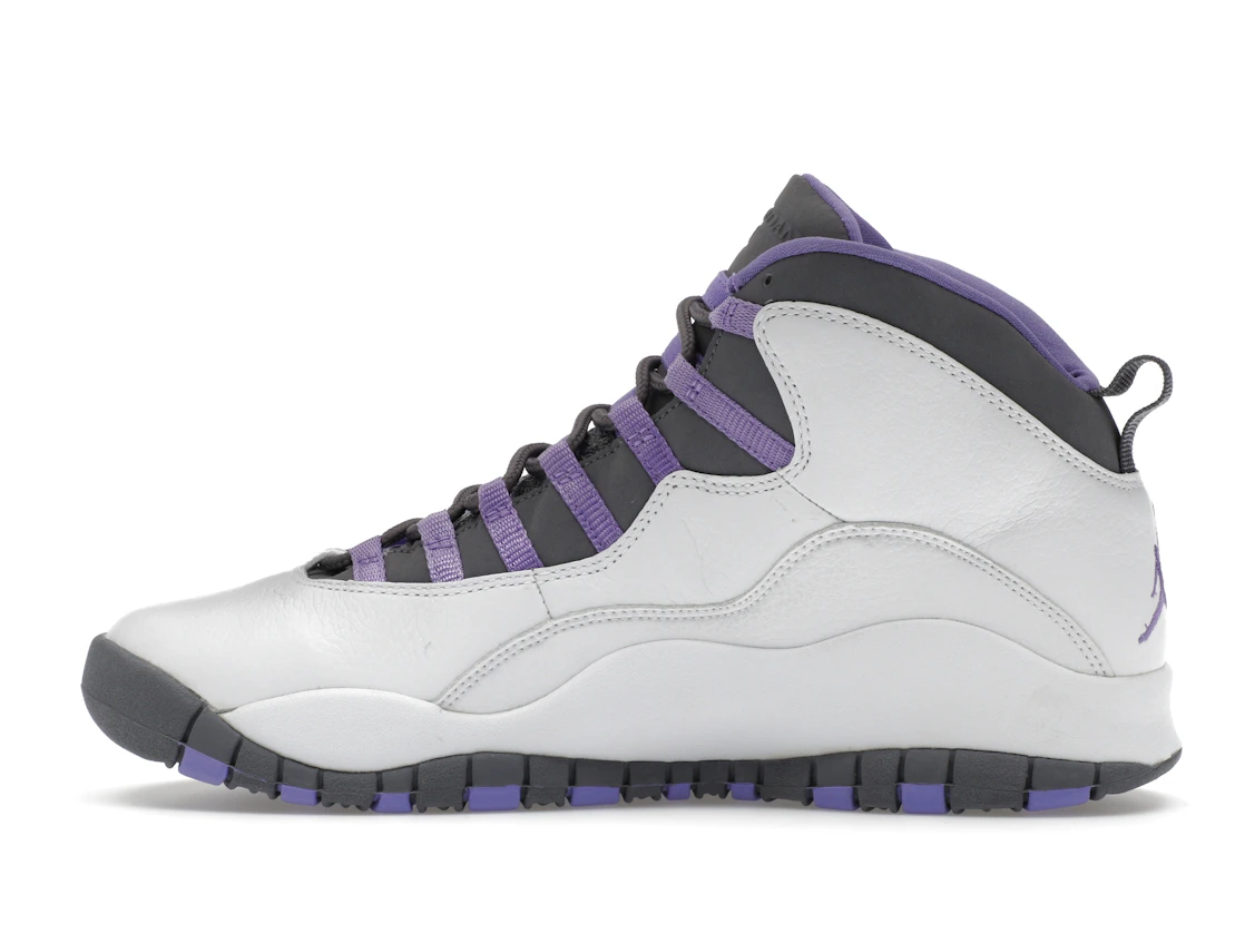 Vue 20 de Jordan 10 Retro White Medium Violet 