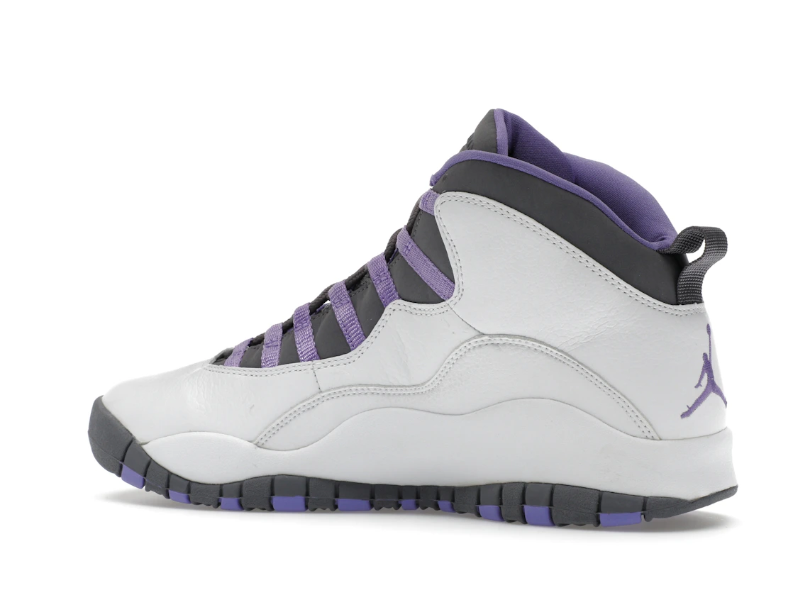 Vue 22 de Jordan 10 Retro White Medium Violet 