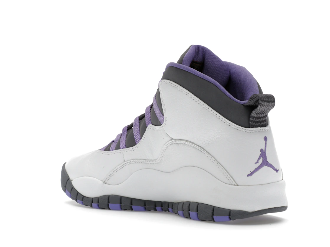 Vue 24 de Jordan 10 Retro White Medium Violet 