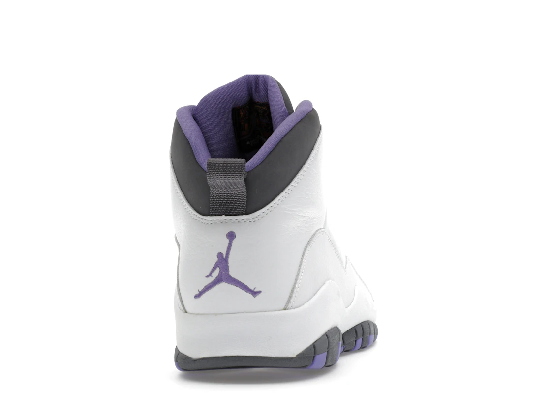 Vue 29 de Jordan 10 Retro White Medium Violet 