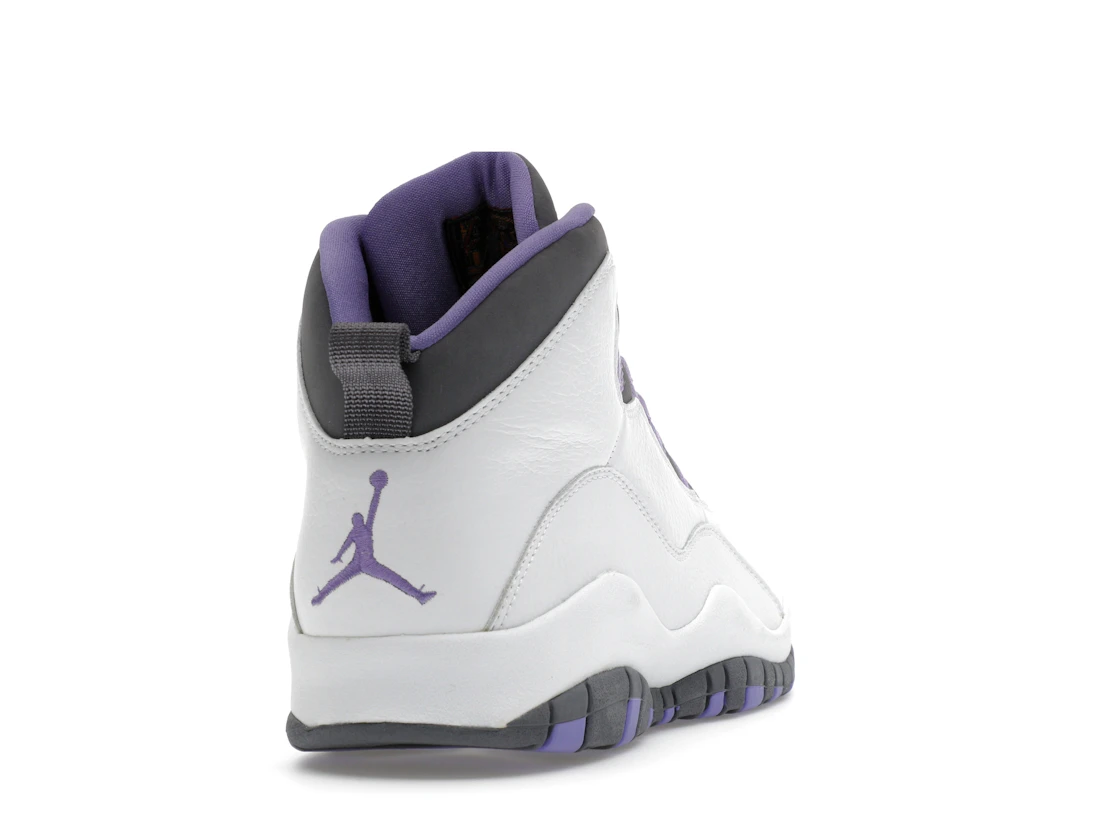 Vue 30 de Jordan 10 Retro White Medium Violet 